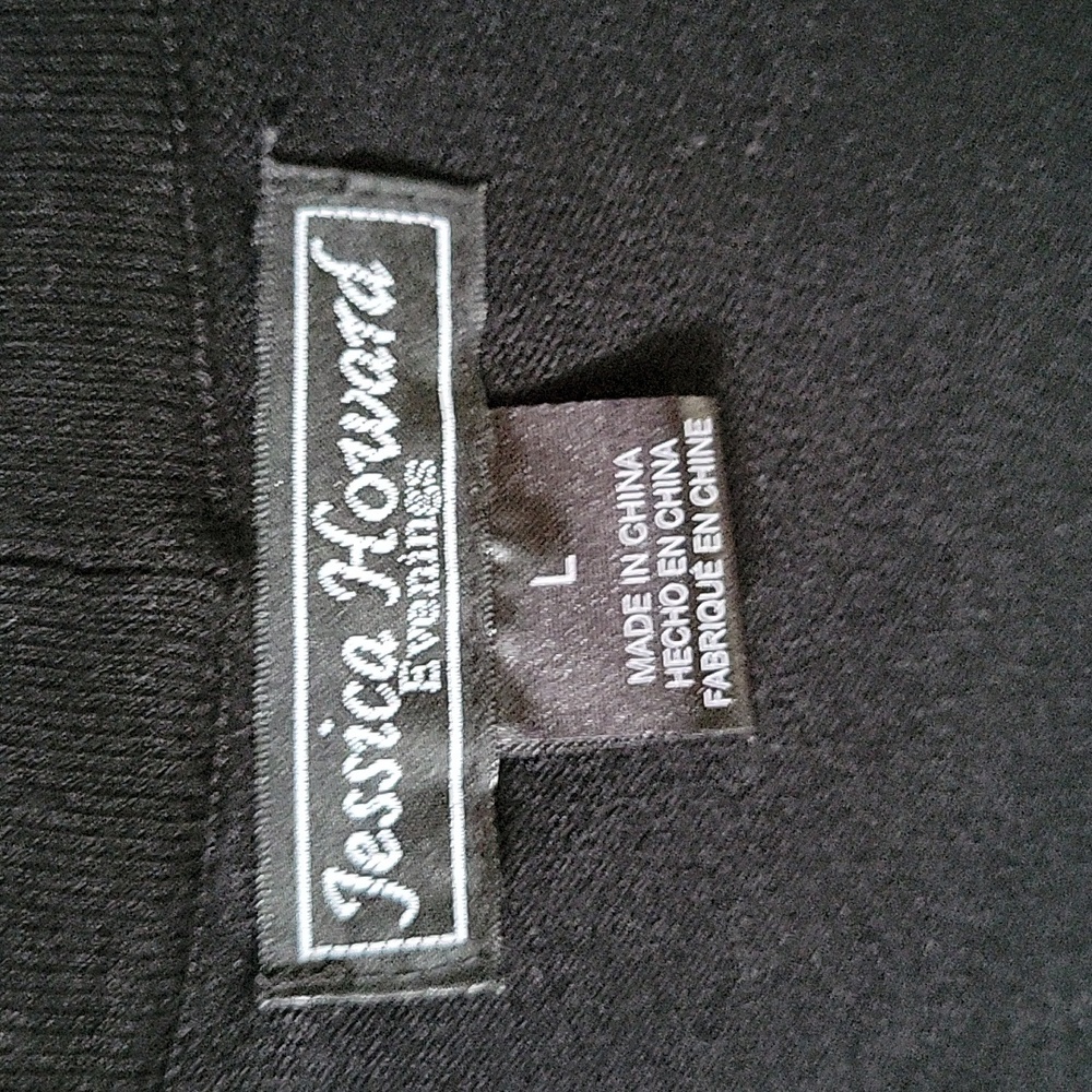 Jessica Howard Evenings, black shrug, size L - Picture 2 of 8